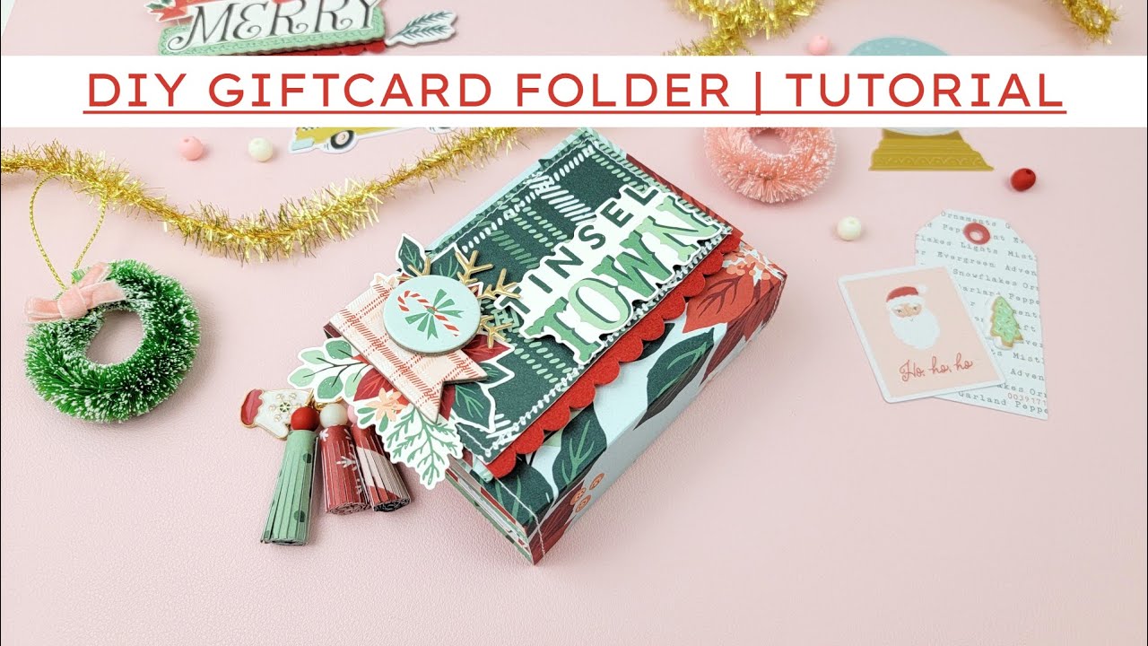 DIY Giftcard Folder | Tutorial & Project Share
