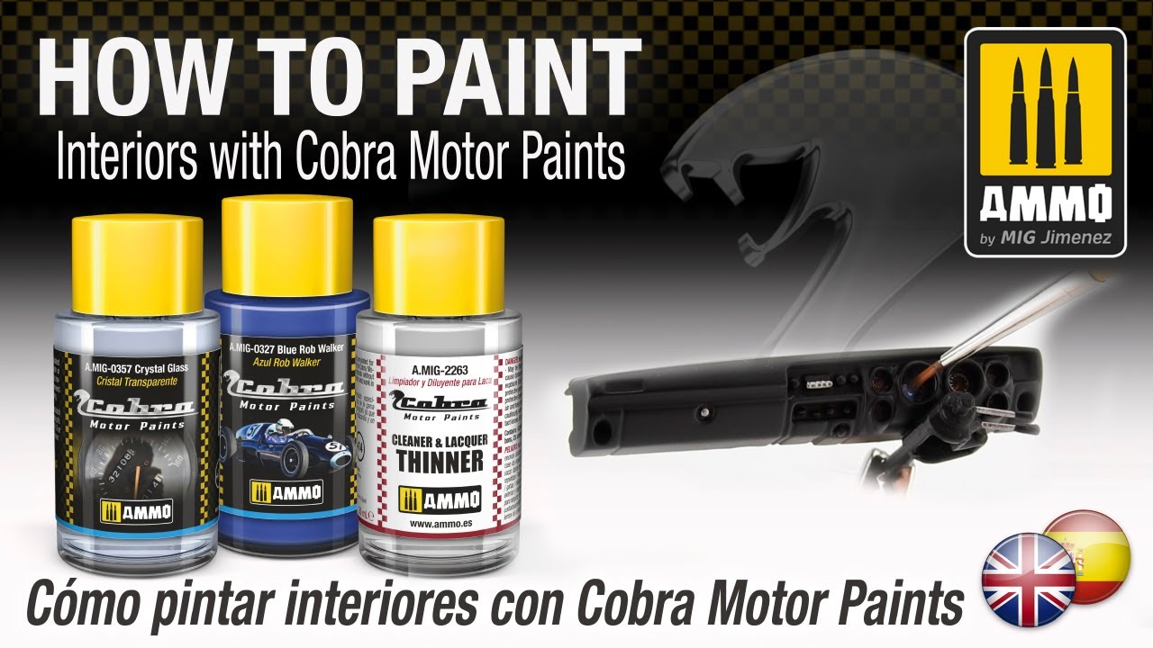 How To Paint Interior whit Cobra Motor Paints/Cómo pintar interiors con Cobra Motor Paints