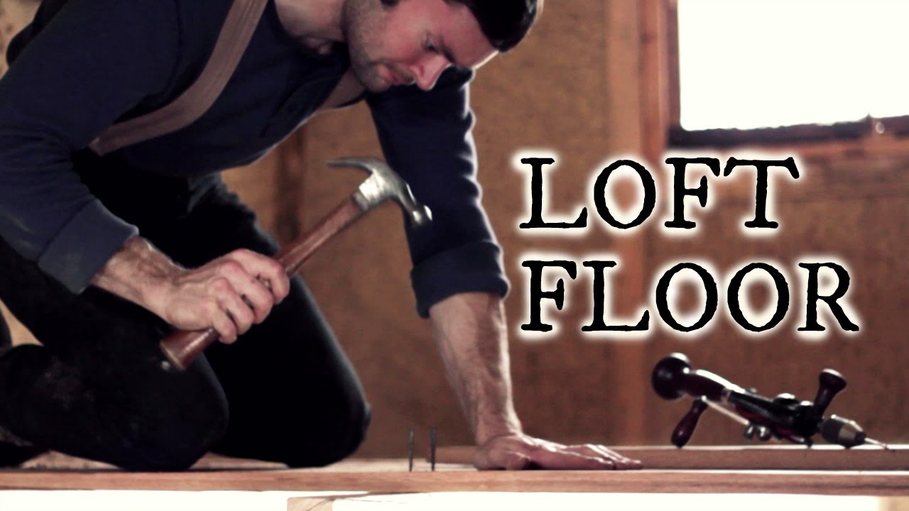 Our timber frame workshop: Loft floor