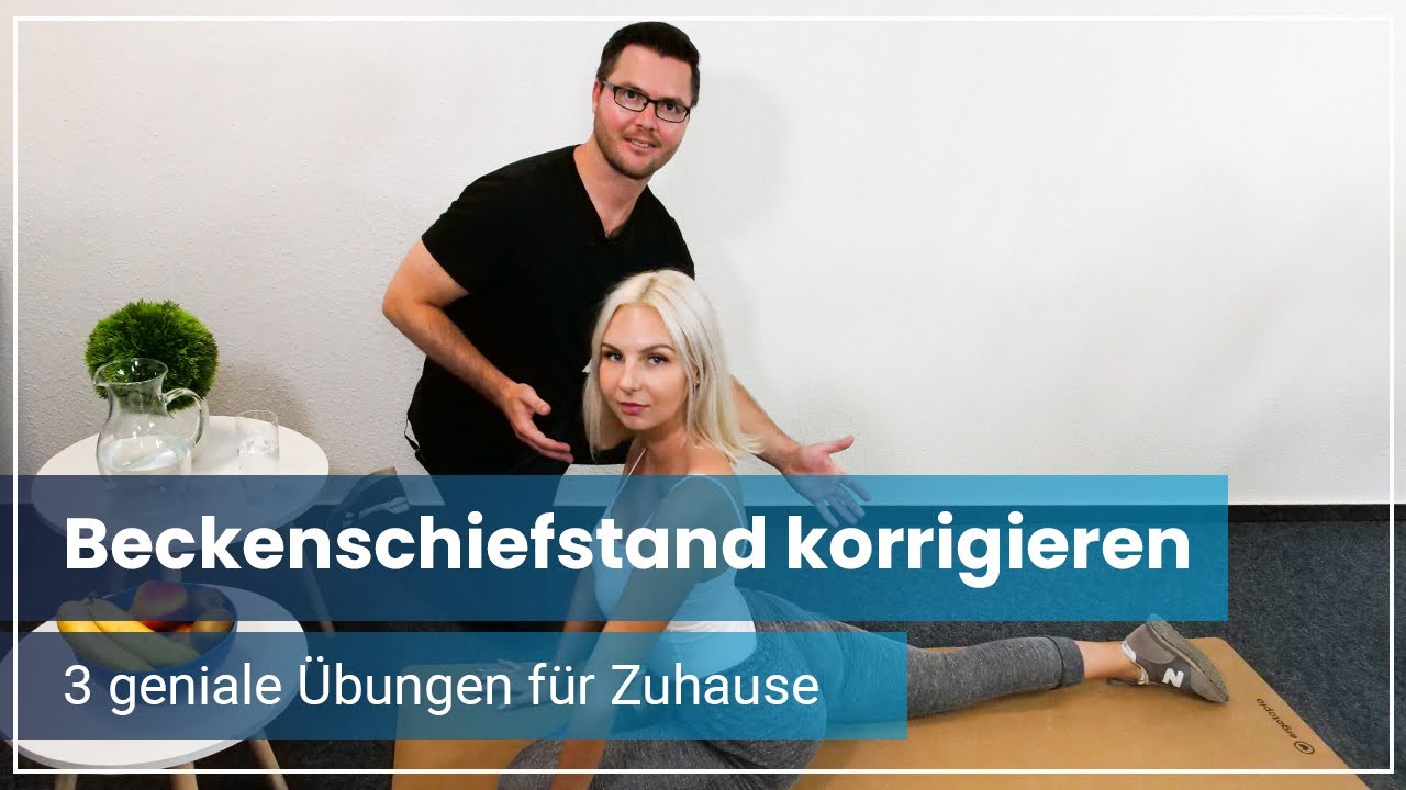 Beckenschiefstand korrigieren - 3 Übungen für ein gerades Becken