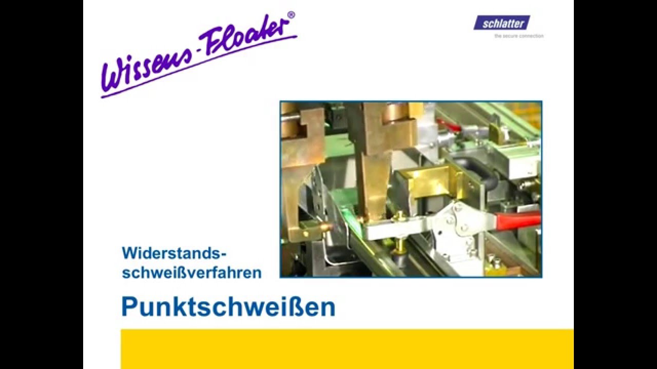 Widerstandsschwei&szlig;en - Punktschwei&szlig;en - Wissensfloater 94