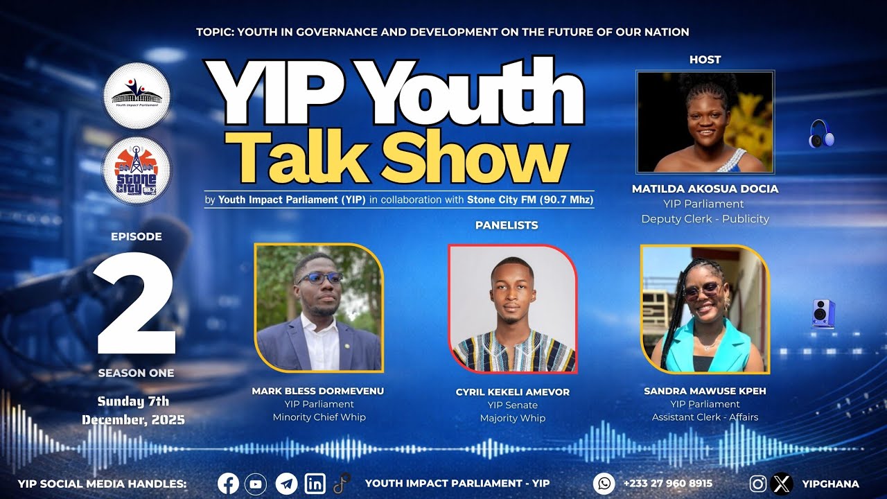 YIP Youth Talk Show - Episode 2 (Season 1): Youth Governance and Development; Future of our nation