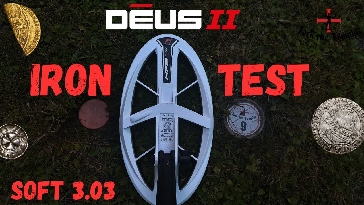 XP DEUS 2 - HF2 - IRON TEST - soft 3.03