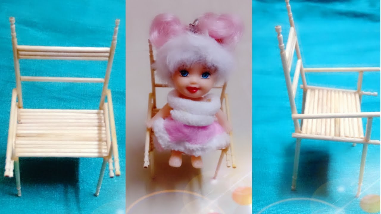 Miniature Chair with Tooth picks | DIY | Best Out of Waste
