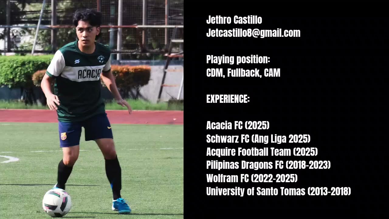 Jethro Castillo 2025 Highlights 11-a-side 