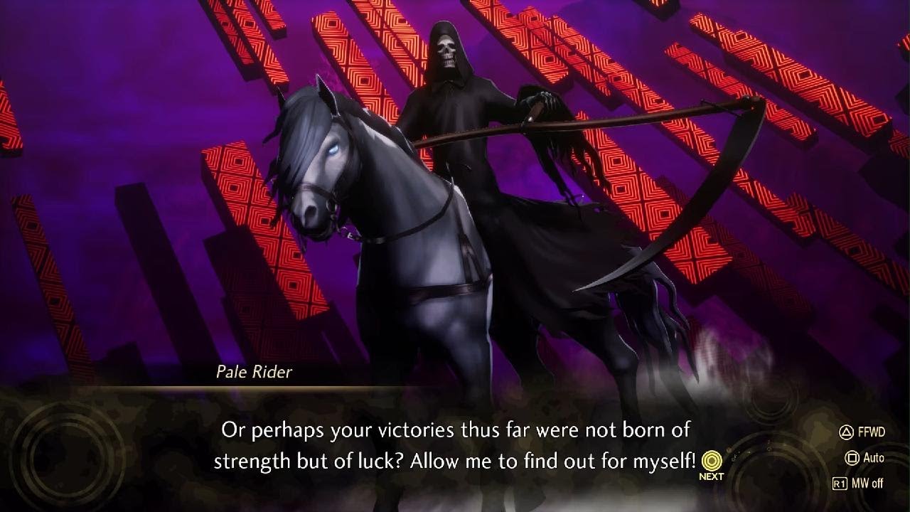 SMT V: Vengeance; Pale Rider quest fight