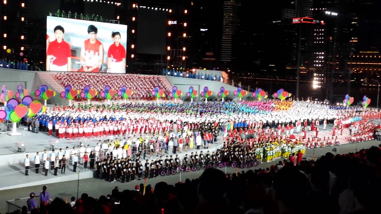 NDP 2013.  NATIONAL ANTHEM. MAJULLAH SINGAPURA
