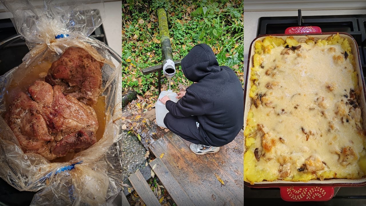 🏡Деревенские будни.Два дня из жизни.Вы так готовите🍲.На Родник за водой