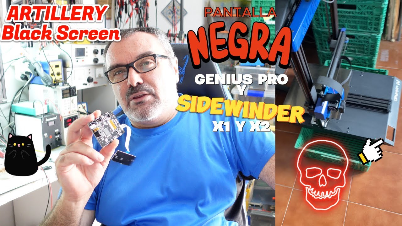 PANTALLA NEGRA (Black Screen) ARTILLERY Genius Pro, Sidewinder X1 Y X2