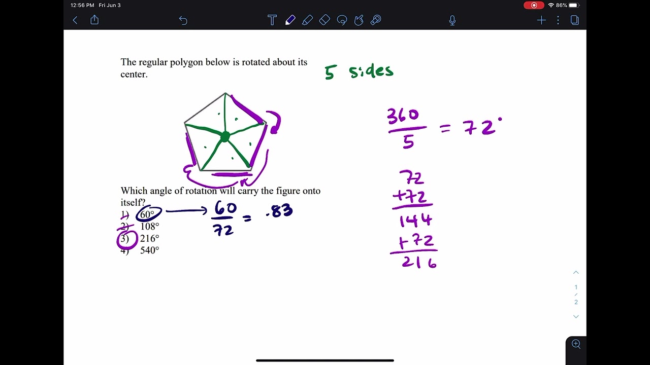 Mapping a Polygon Onto Itself