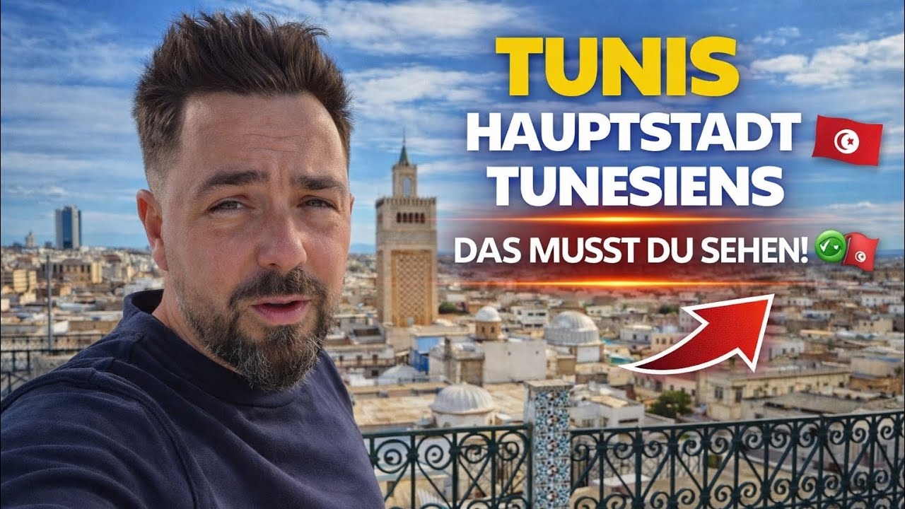 ENTDECKE TUNIS: MEDINA, SOUKS & KÖSTLICHES ESSEN 🇹🇳