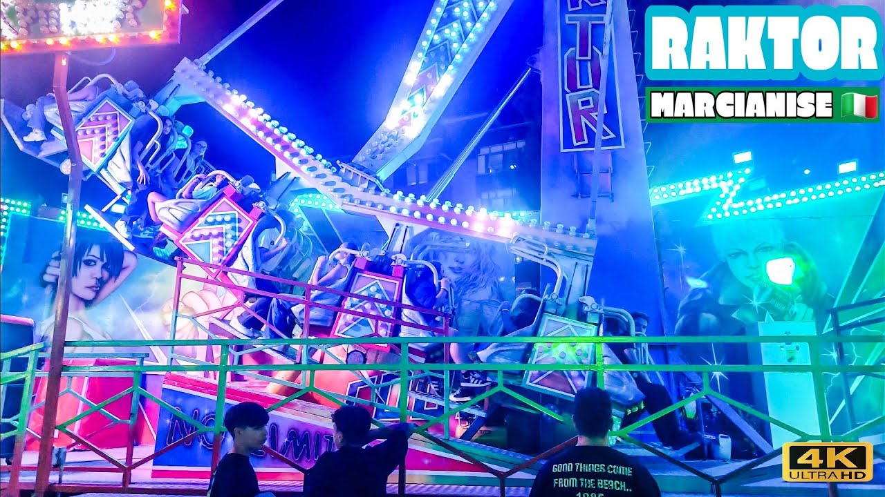 RAKTOR Ride Giostre 2025 🇮🇹 Marcianise 4K