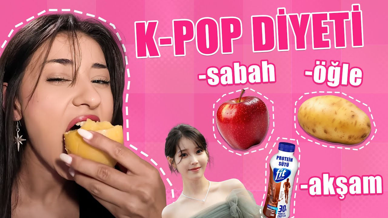 3 GÜN BOYUNCA K-POP İDOL DİYETİ YAPTIM!