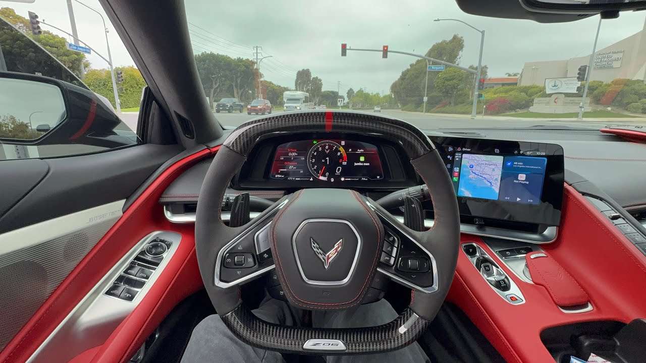 C8 Z06 POV DRIVE IN THE HILLS