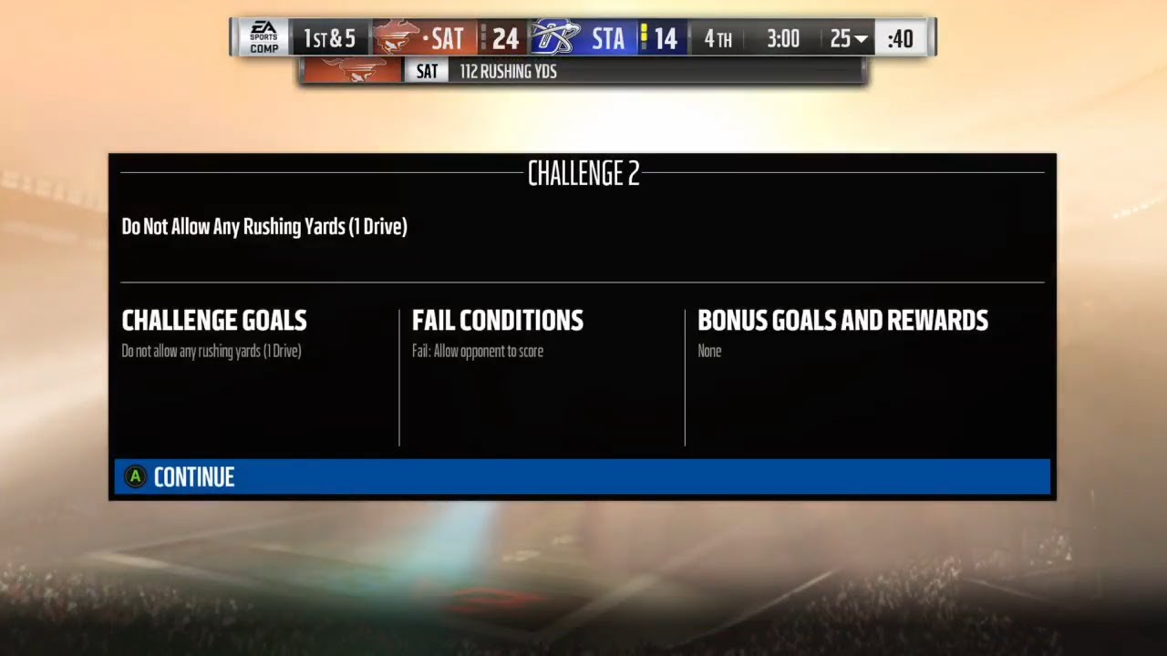 Madden 18 Week 17 Heroic Boss Battle Challenge 2 Do Not Allow Any Yards This Drive