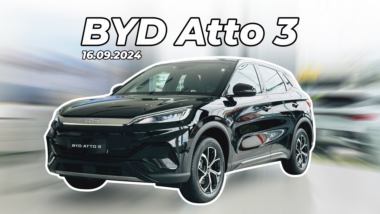 BYD ATTO 3 DYNAMIC - M&Agrave;U ĐEN COSMO BLACK - Chi tiết v&agrave; gi&aacute; xe BYD Atto 3 mới nhất ng&agrave;y 16.09.2024