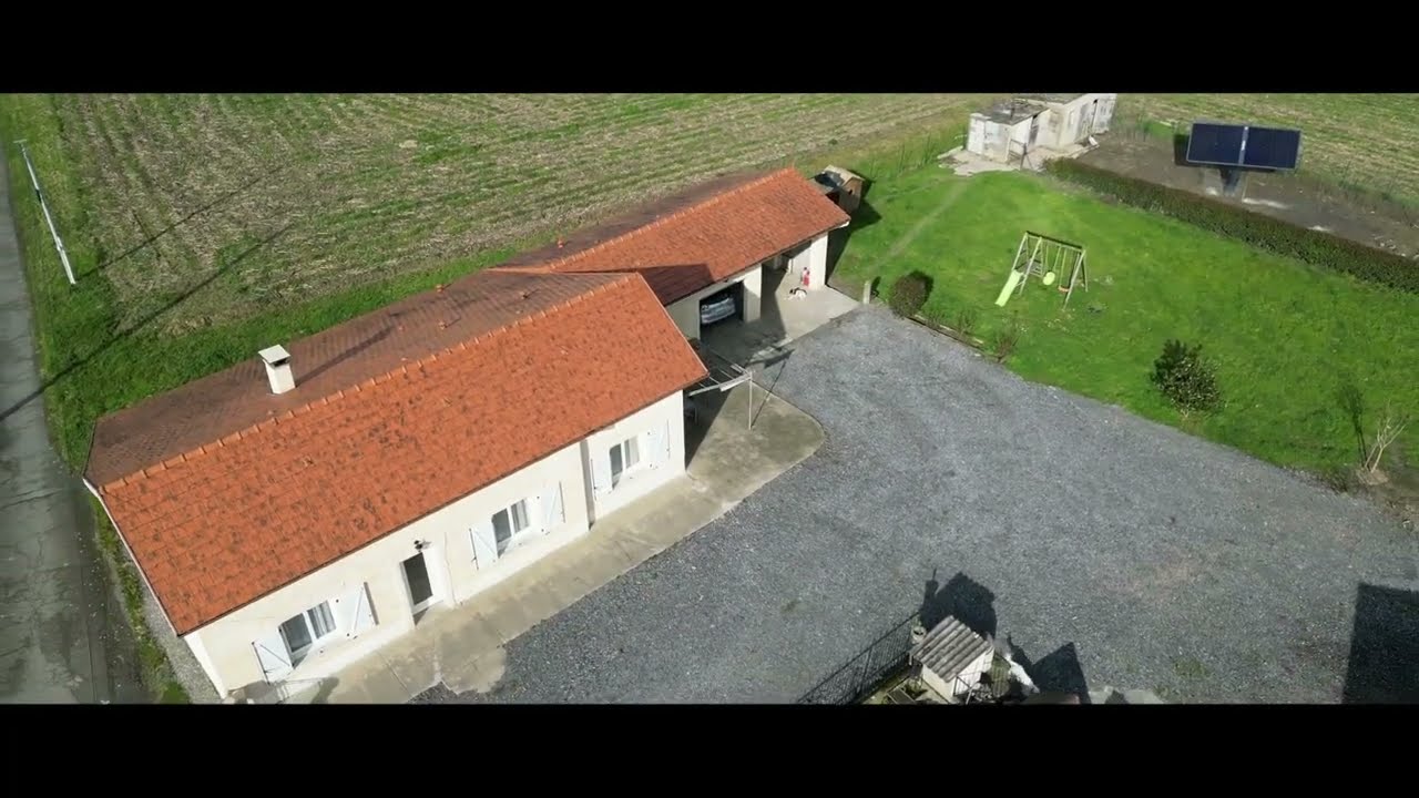 5' ARZACQ Maison repensée, sans voisinage