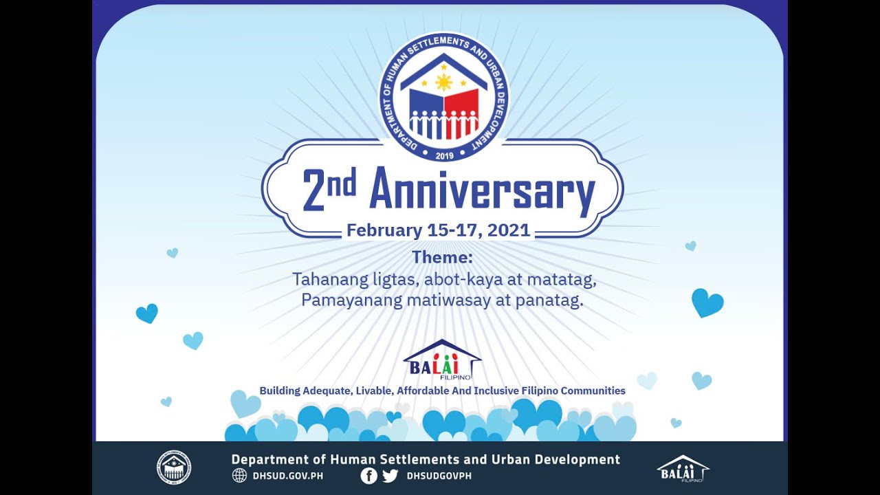 SHFC in Celebration of DHSUD 2nd Anniversary