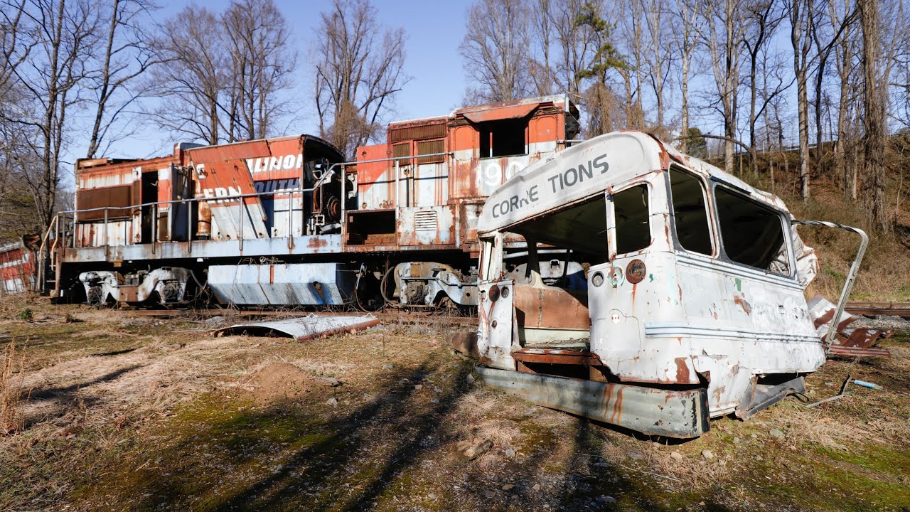 Abandoned Illinois Southern Train Wreck - 'The Fugitive' Movie Filming Location