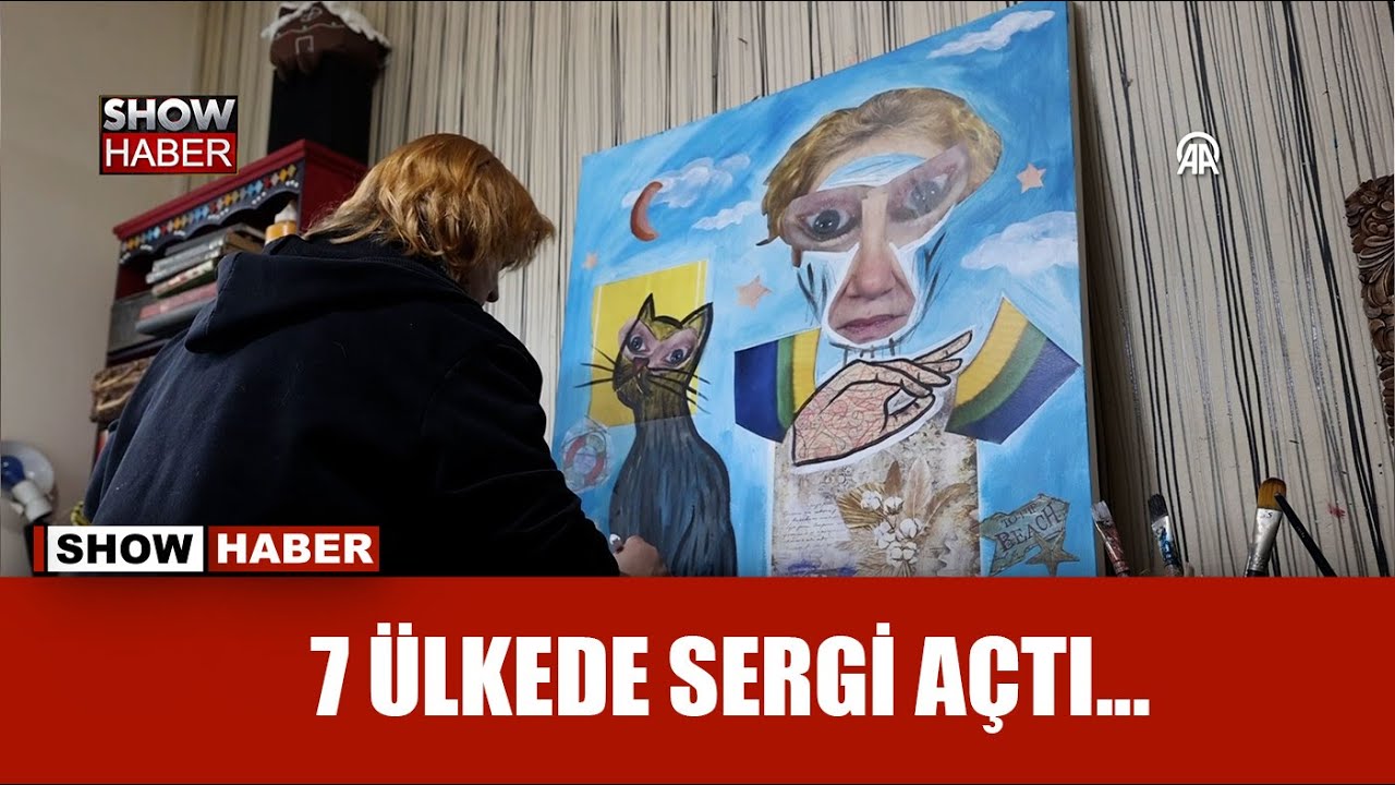 Öğretmeninin keşfettiği yeteneği sayesinde 7 ülkede sergi açtı