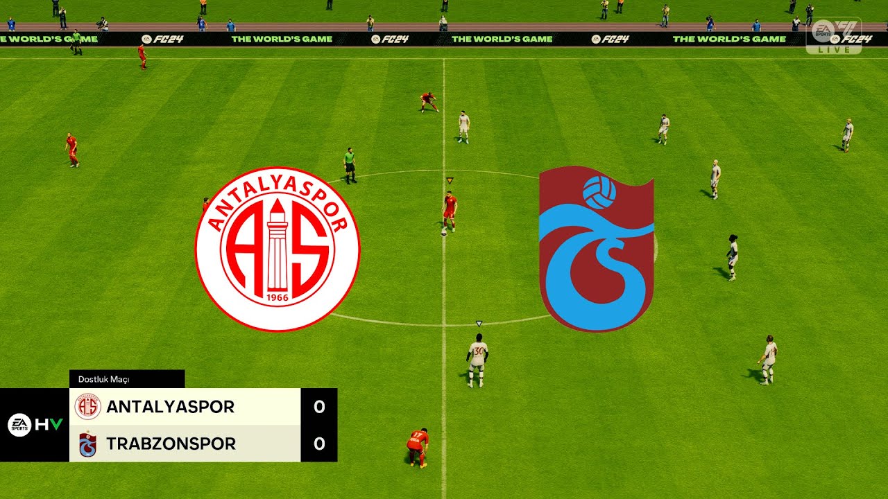 BİTEXEN ANTALYASPOR - TRABZONSPOR 20. HAFTA EA FC 24 / SÜPER LİG 2023-2024 SEZONU