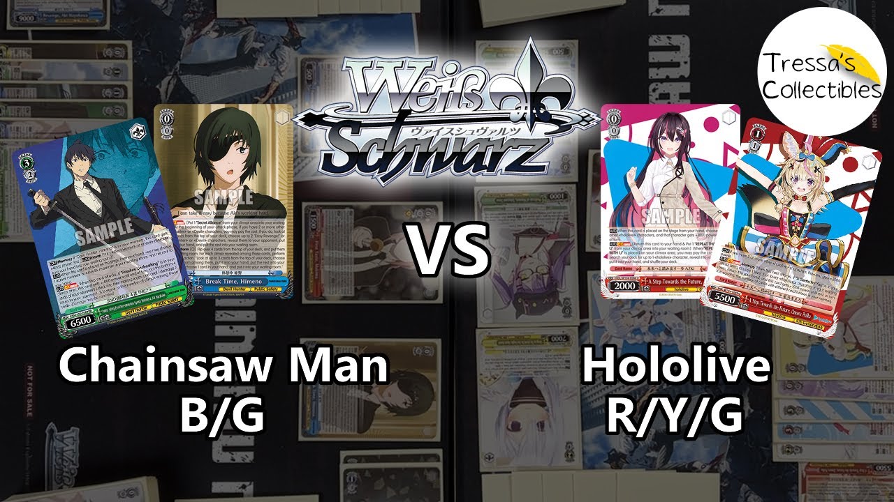 Chainsaw Man (B/G) vs. Hololive (R/Y/G) [Weiss Schwarz TCG]