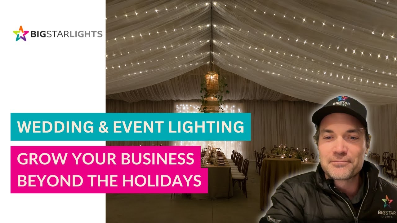Wedding & Event Lighting: Grow Your Business Beyond the Holidays