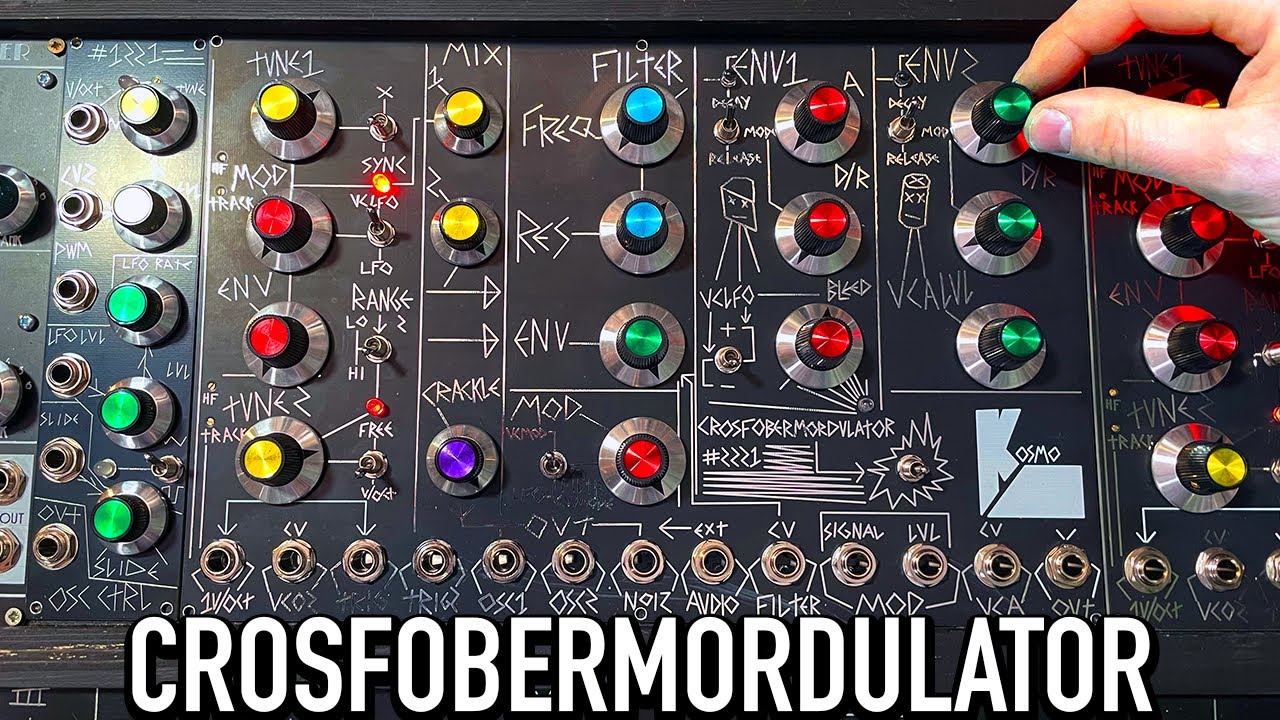 THE CROSFOBERMORDULATOR -  DO IT YOURSELF FULL KOSMO SYNTH VOICE