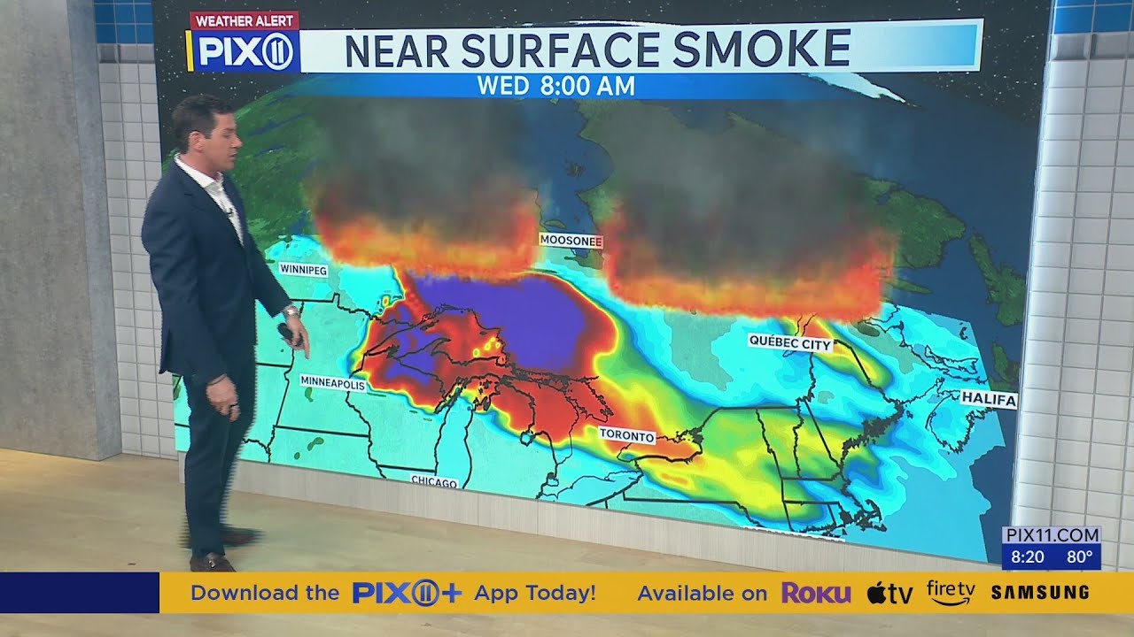 Wildfire smoke expected to affect tri-state area