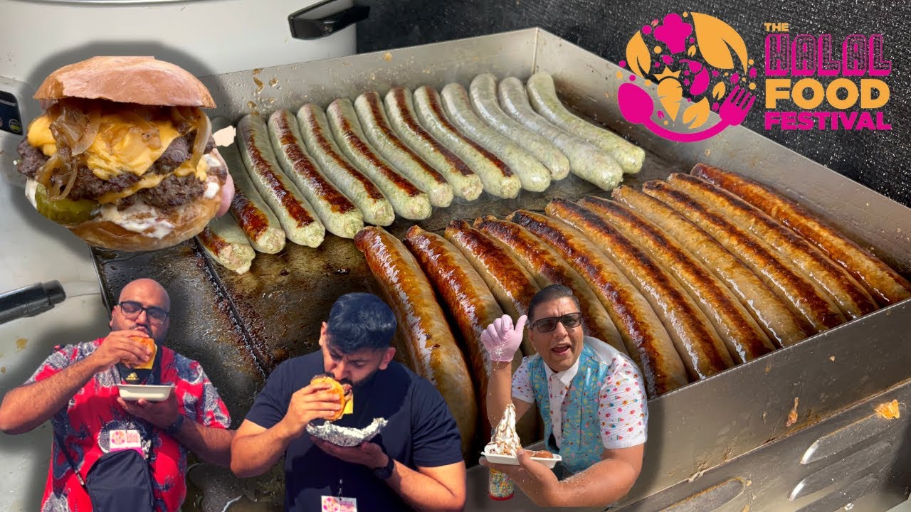 THE BIGGEST HALAL FOOD FESTIVAL IN MANCHESTER! I ATE 20 TIMES!