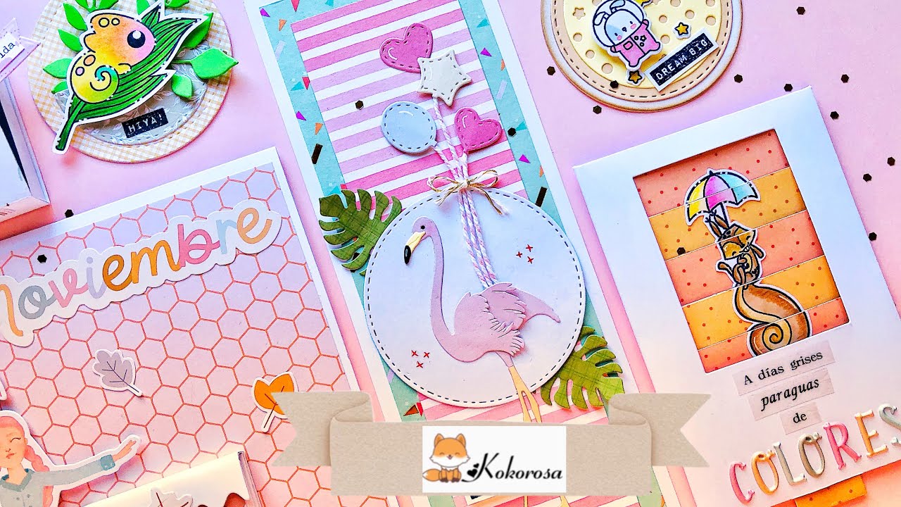 ¡UNBOXING & MÁS de TROQUELES MOLONES! Tutorial tarjeta pop-up/KOKOROSASTUDIO (co)