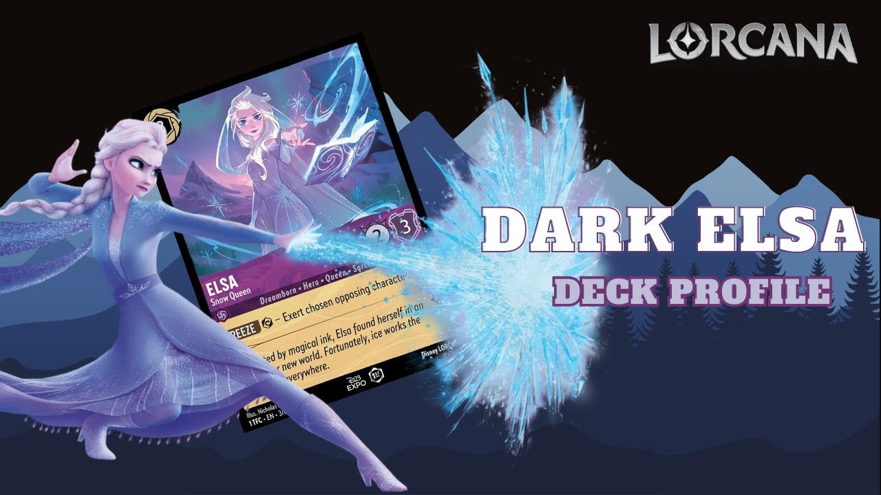This Lorcana Deck is Wildly Powerful! | Dark Elsa Deck Guide