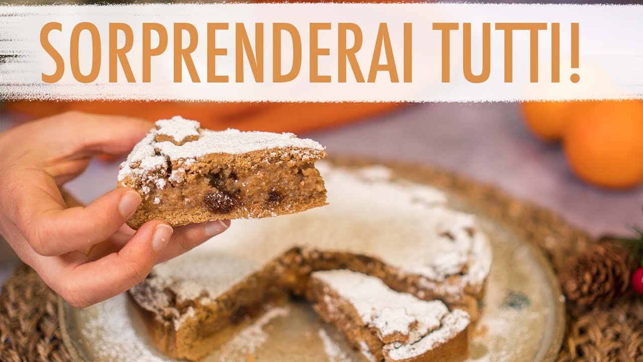 CON QUESTO DOLCE DI NATALE SORPRENDERAI TUTTI! Ricetta facile della Spongata Natalizia |Elefanteveg