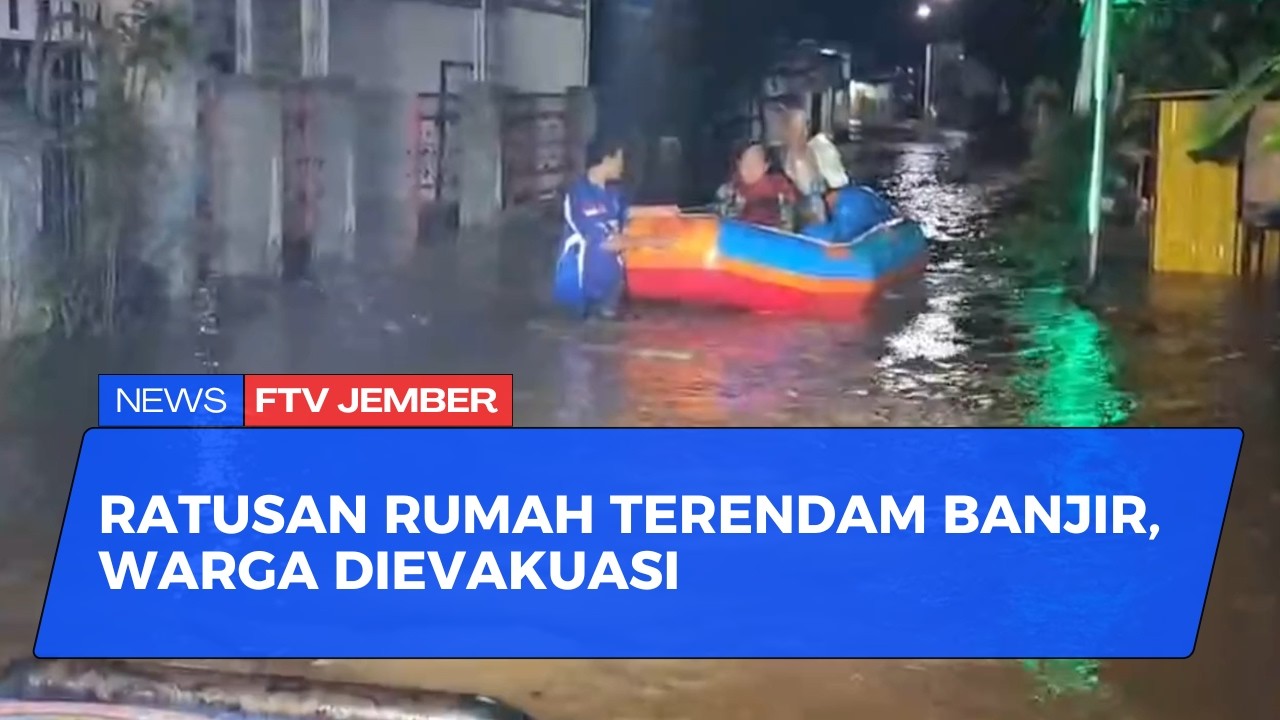 RELAWAN EVAKUASI WARGA TERDAMPAK BANJIR