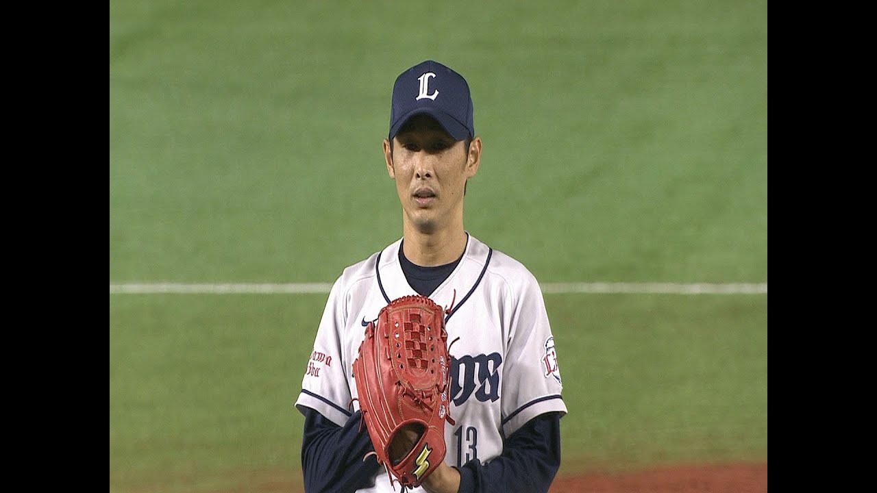 表情一つ変えず、淡々と打ち取っていく西口文也の投球