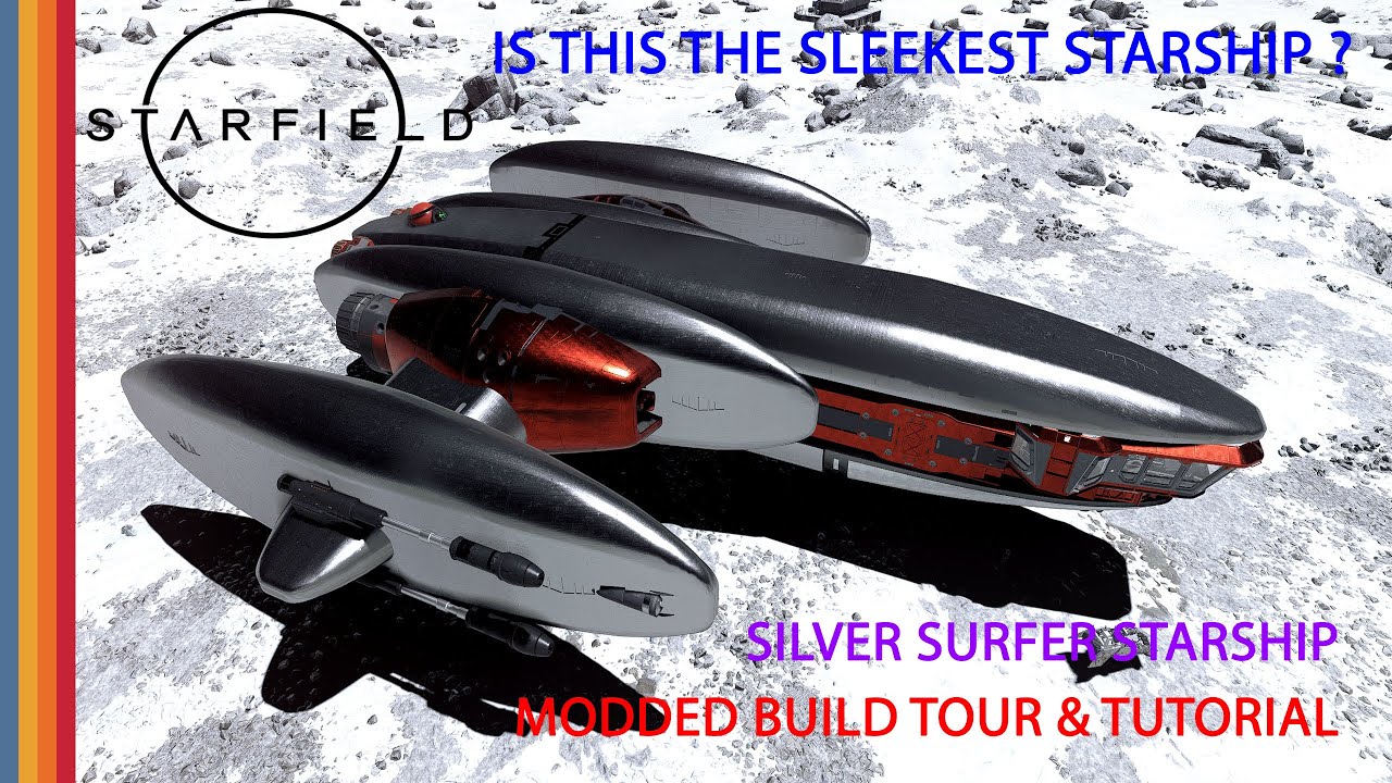 Starfield Silver Surfer Ship Build Tour & Tutorial