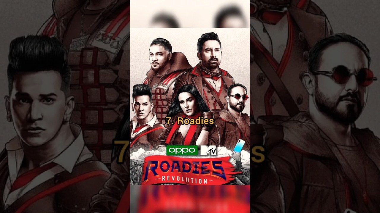 Top 10 best Reality Shows in India. #trendingshorts #youtube #Roadies #Biggboss @Mcstan #sharktank.