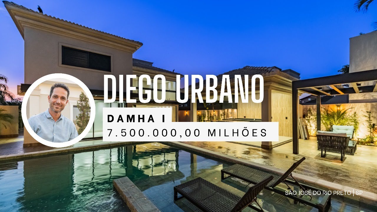 SOBRADO LUXUOSO AUTOMATIZADO | CONDOMINIO DAMHA 1 | SÃO JOSÉ DO RIO PRETO - SP