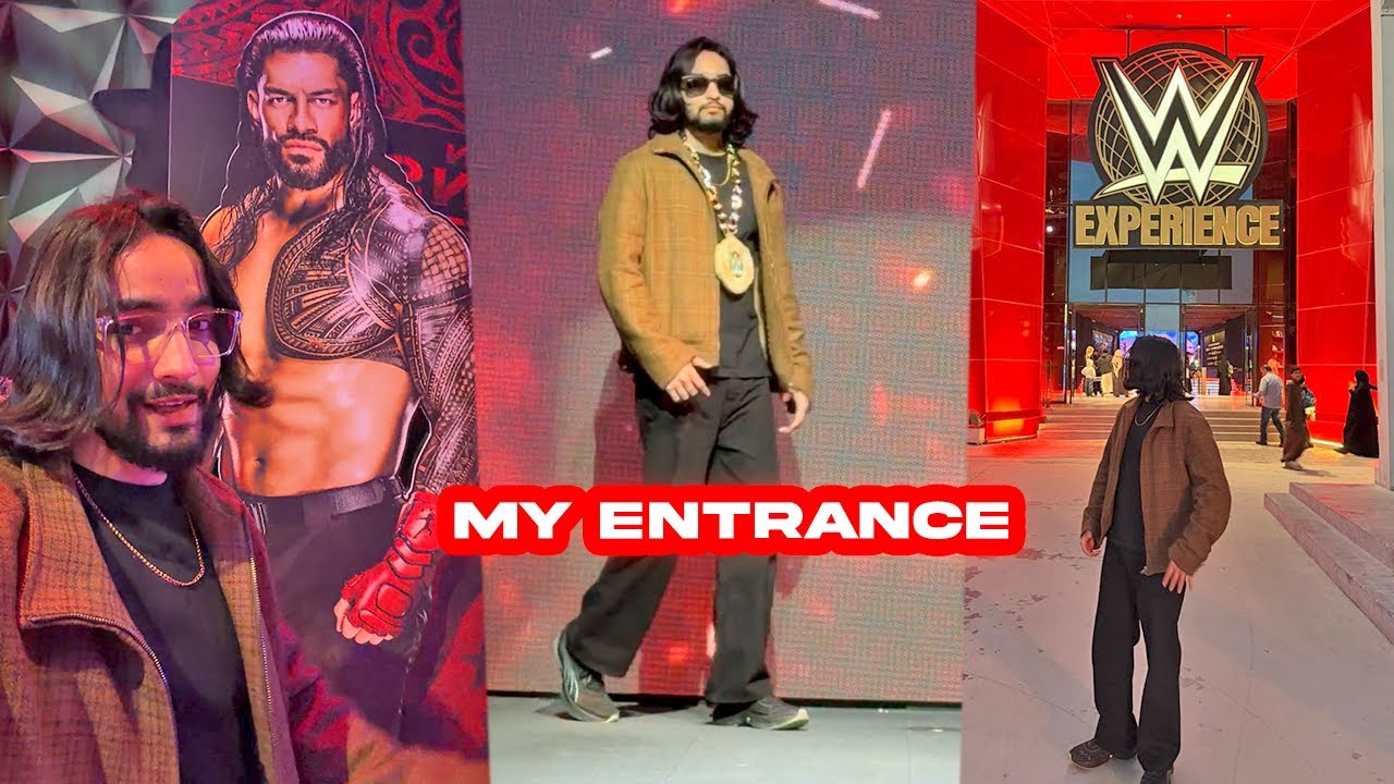 I Went to WWE Experience in Saudi Arabia 🔥🇸🇦.....(unbelievable*)