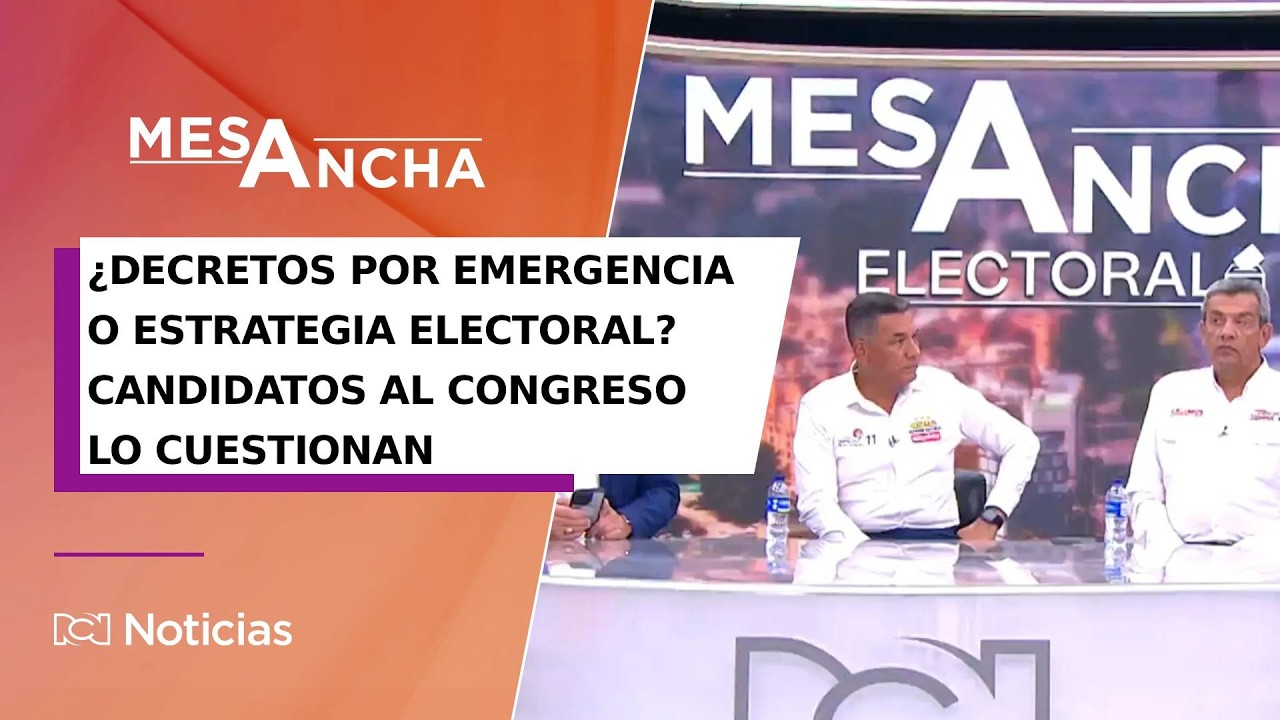 ¿Decretos por emergencia o estrategia electoral? Esto dicen los candidatos al Congreso