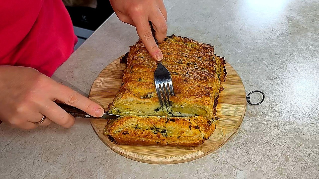 🍞 Чесночно-Сырный Хлеб Без Замеса: Тягучий Внутри, Хрустящий Сверху! (Субтитры ✔️)