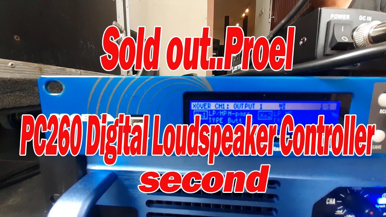 Proel PC260 Digital Loudspeaker controller second | Angkasa Pro Sound System |