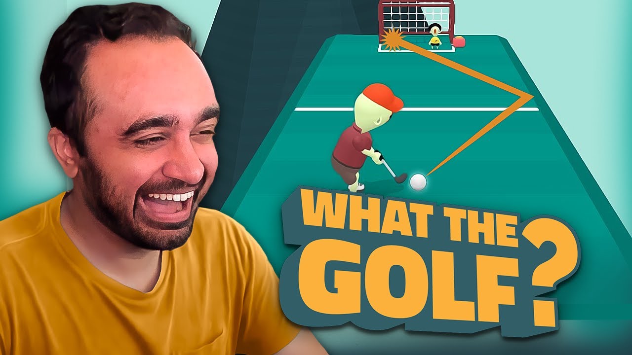Squeex plays a creative and quirky game about golf (WHAT THE GOLF - Full Playthrough)