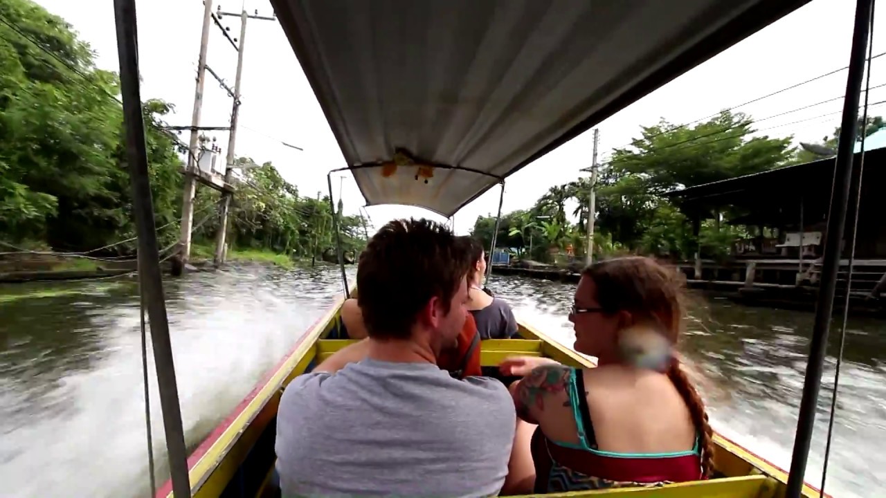 タイ旅2017!! 迫力のｽﾋﾟｰﾄﾞﾎﾞｰﾄ【FLOATING MARKET】