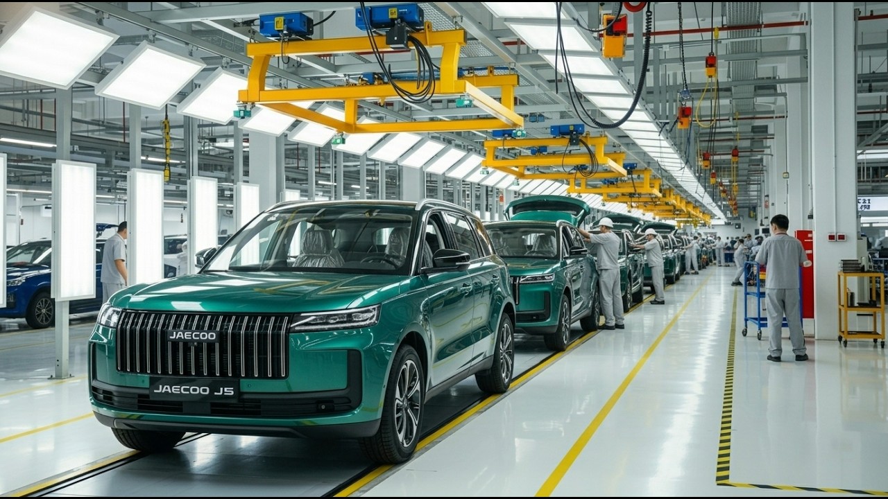 How Jaecoo J5 SUVs Are Made | Inside Chinese Car Factory (Full Process)
