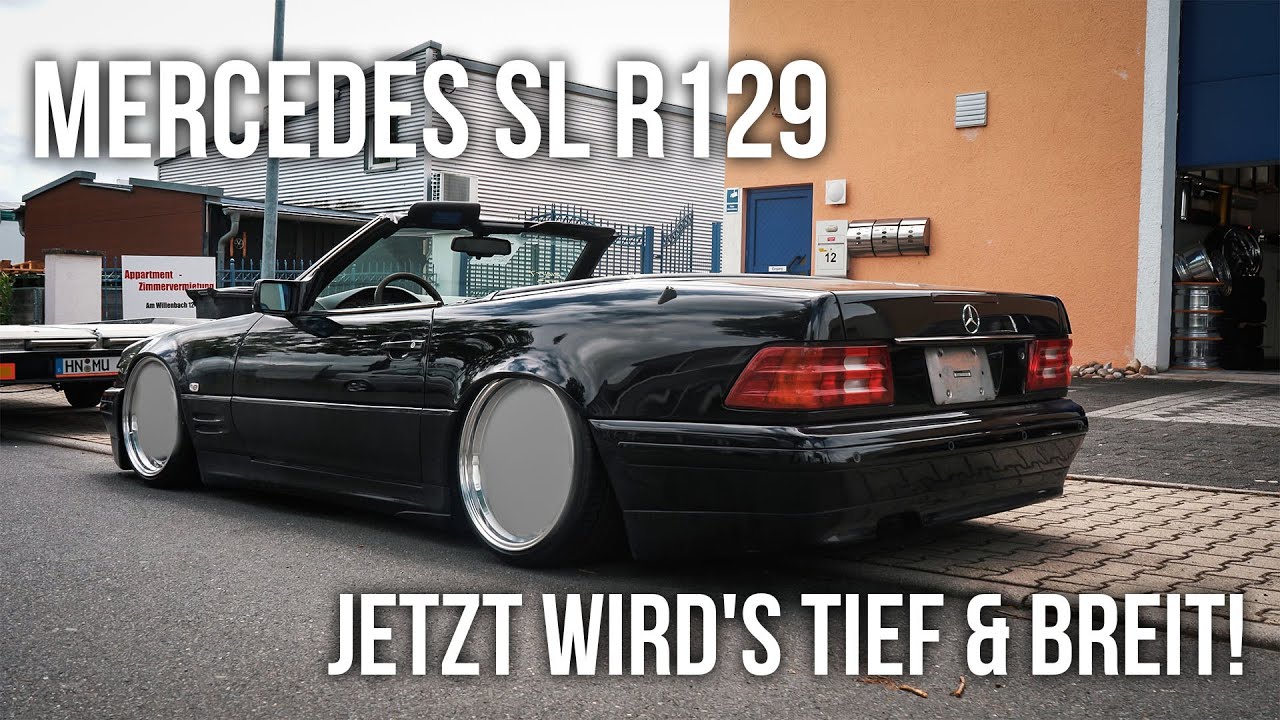 LEVELLA | Mercedes SL R129 | Jetzt wird's tief & breit! - Airride + 19