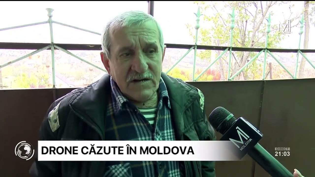Drone căzute în Moldova