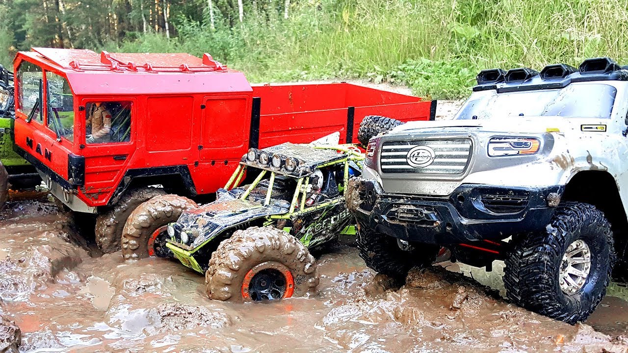 RC Cars Mudding OFF Road &mdash; MAN KAT1 RC4WD Beast 6x6, Axail SCX10, WLtoys 10428 &mdash; RC Extreme Pictures