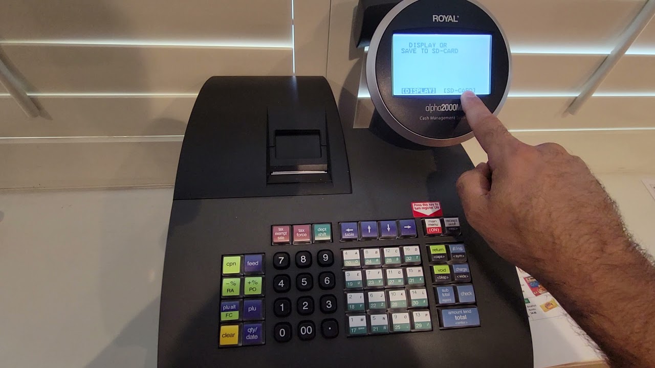 Royal Alpha 2000ML - X and Z Reports