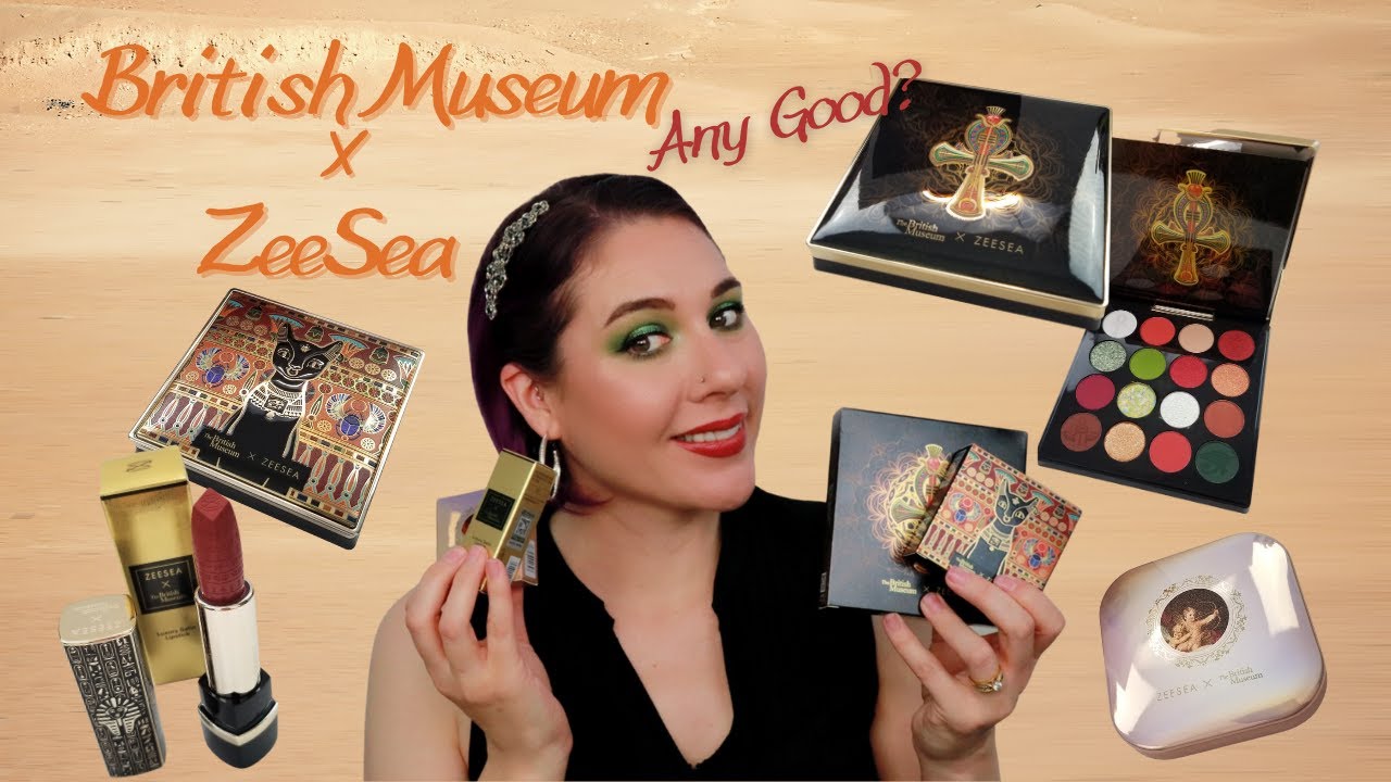 I Tried The British Museum X ZeeSea Collection | Egypt Collection | Angel Cupid Highlighter